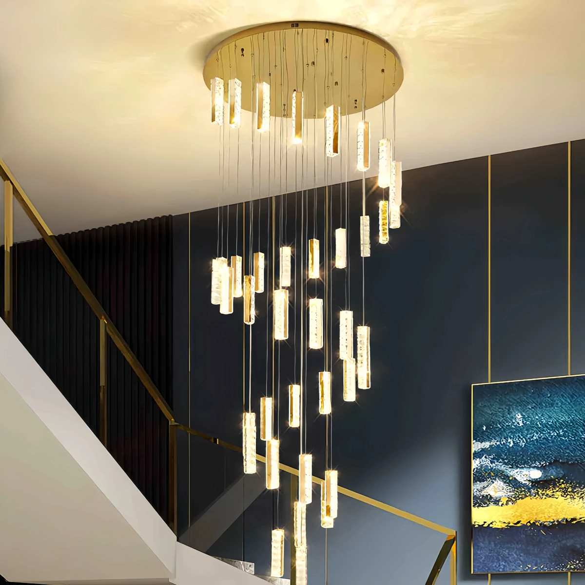Feyran Nordic Crystal LED Chandelier