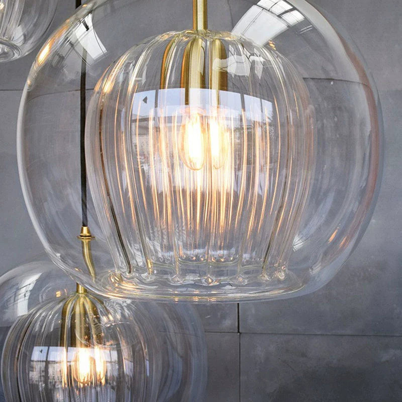 Feyran Nordic Glass Globe Pendant Light for Modern Interiors