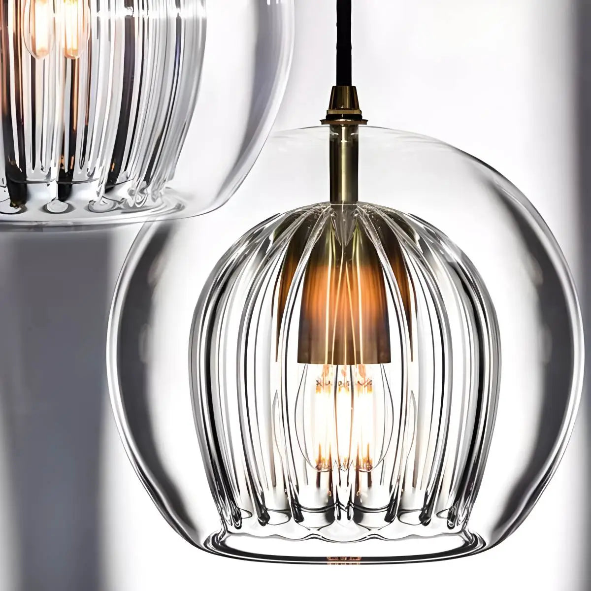 Feyran Nordic Glass Globe Pendant Light for Modern Interiors