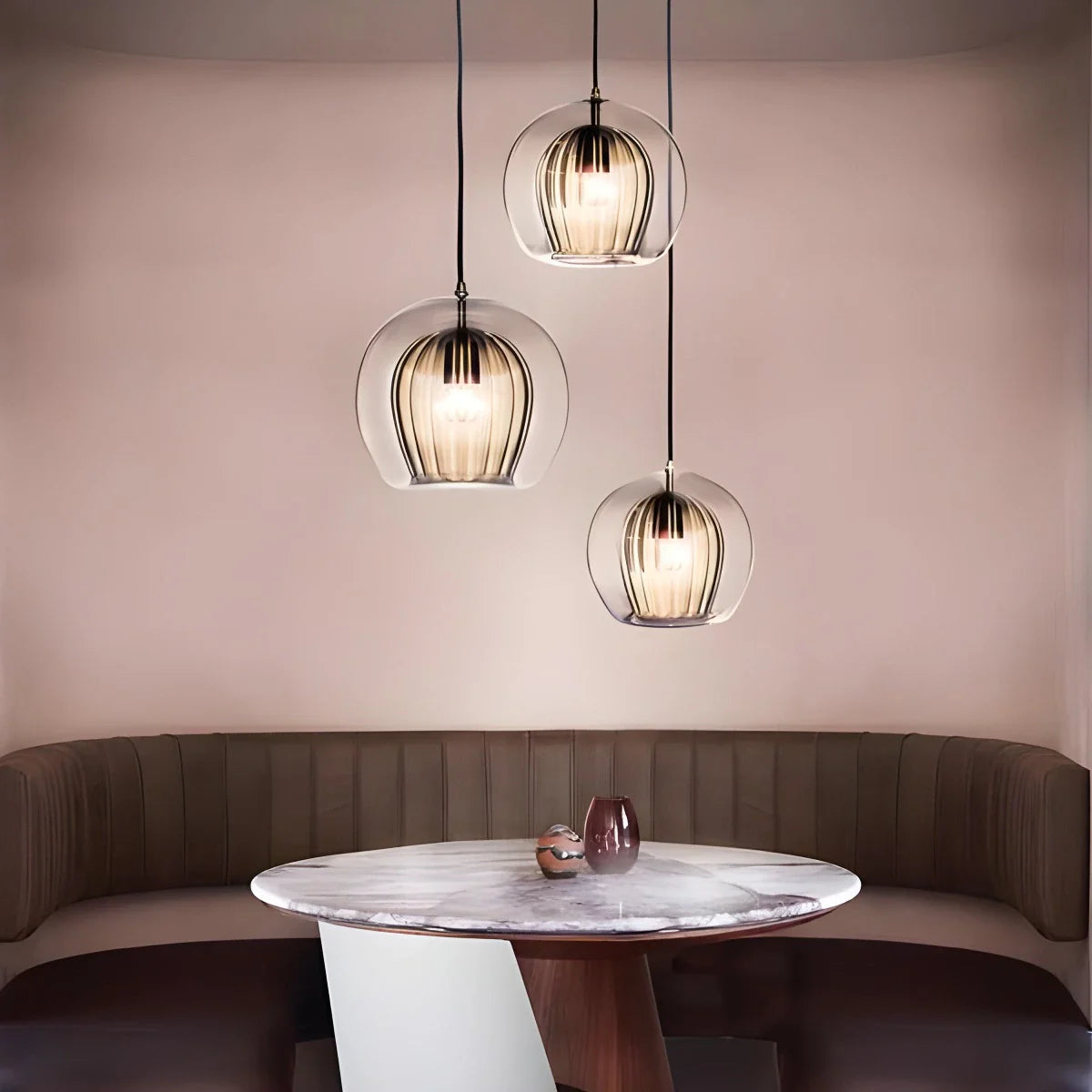Feyran Nordic Glass Globe Pendant Light for Modern Interiors