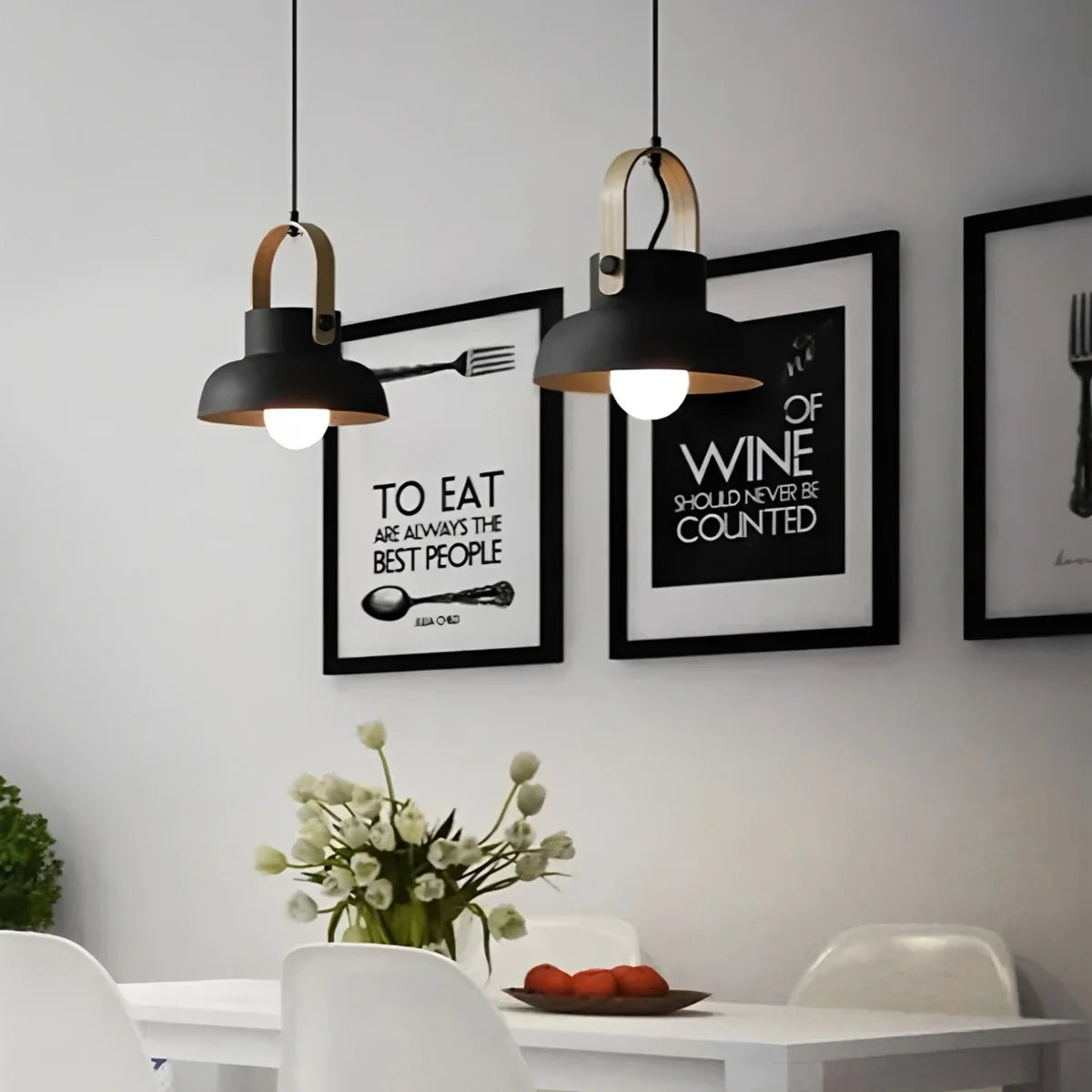 Feyran Nordic Macaron Pendant Light for Dining Room Kitchen