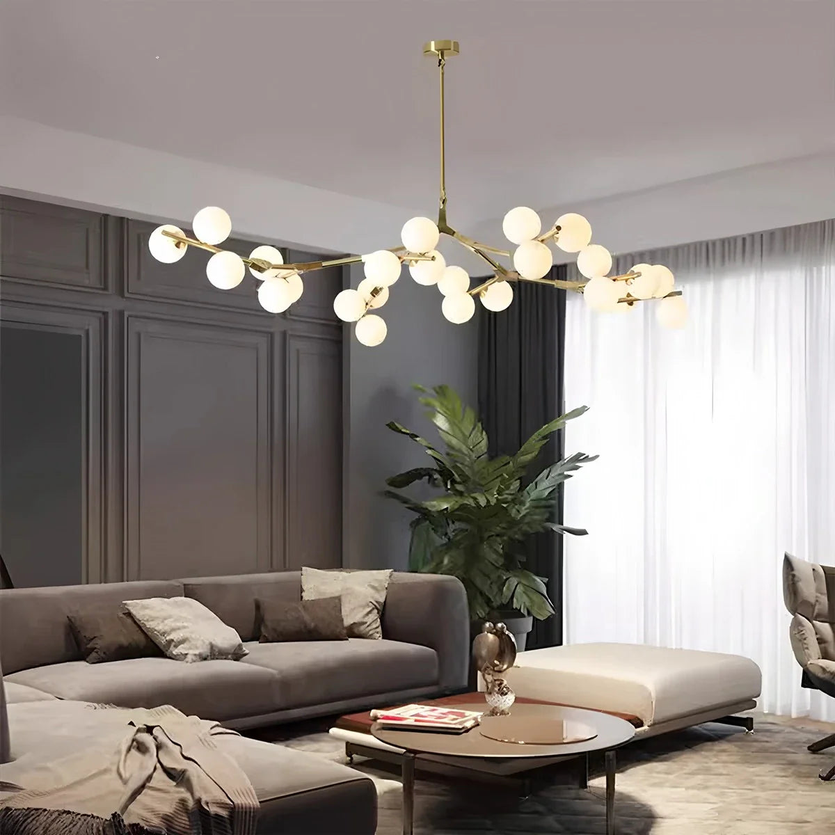 Feyran Nordic Magic Bean Chandelier for Dining Area