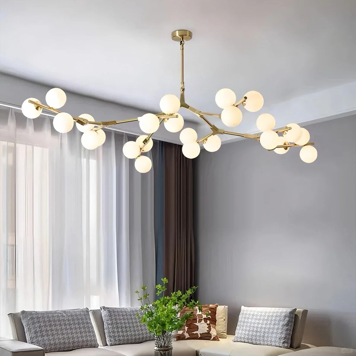 Feyran Nordic Magic Bean Chandelier for Dining Area