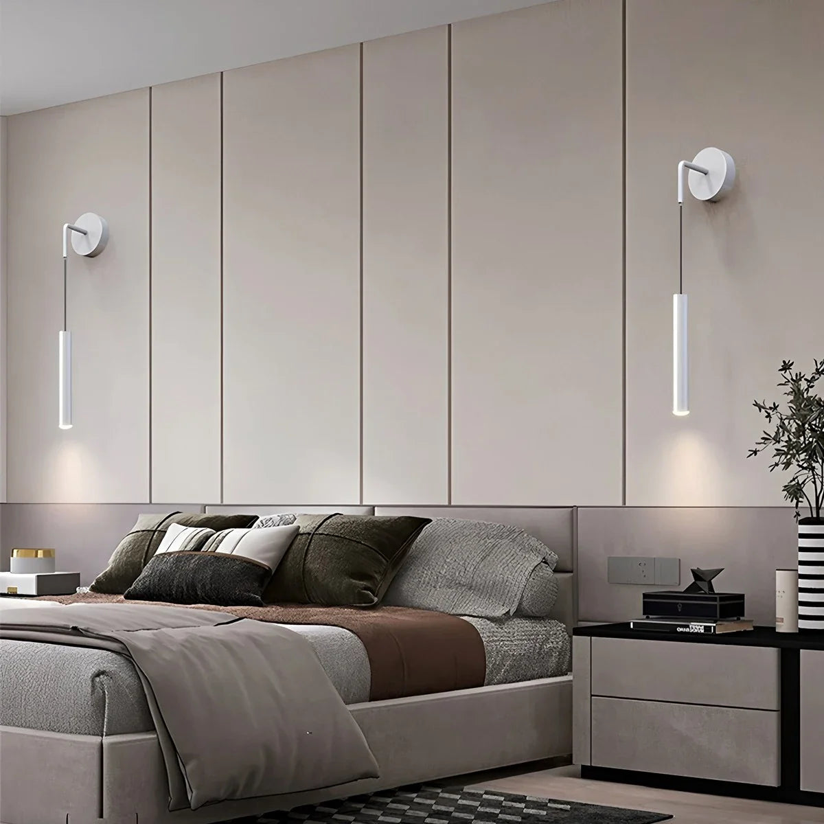 Feyran Nordic Minimalist Bedroom Sconce & Spotlight