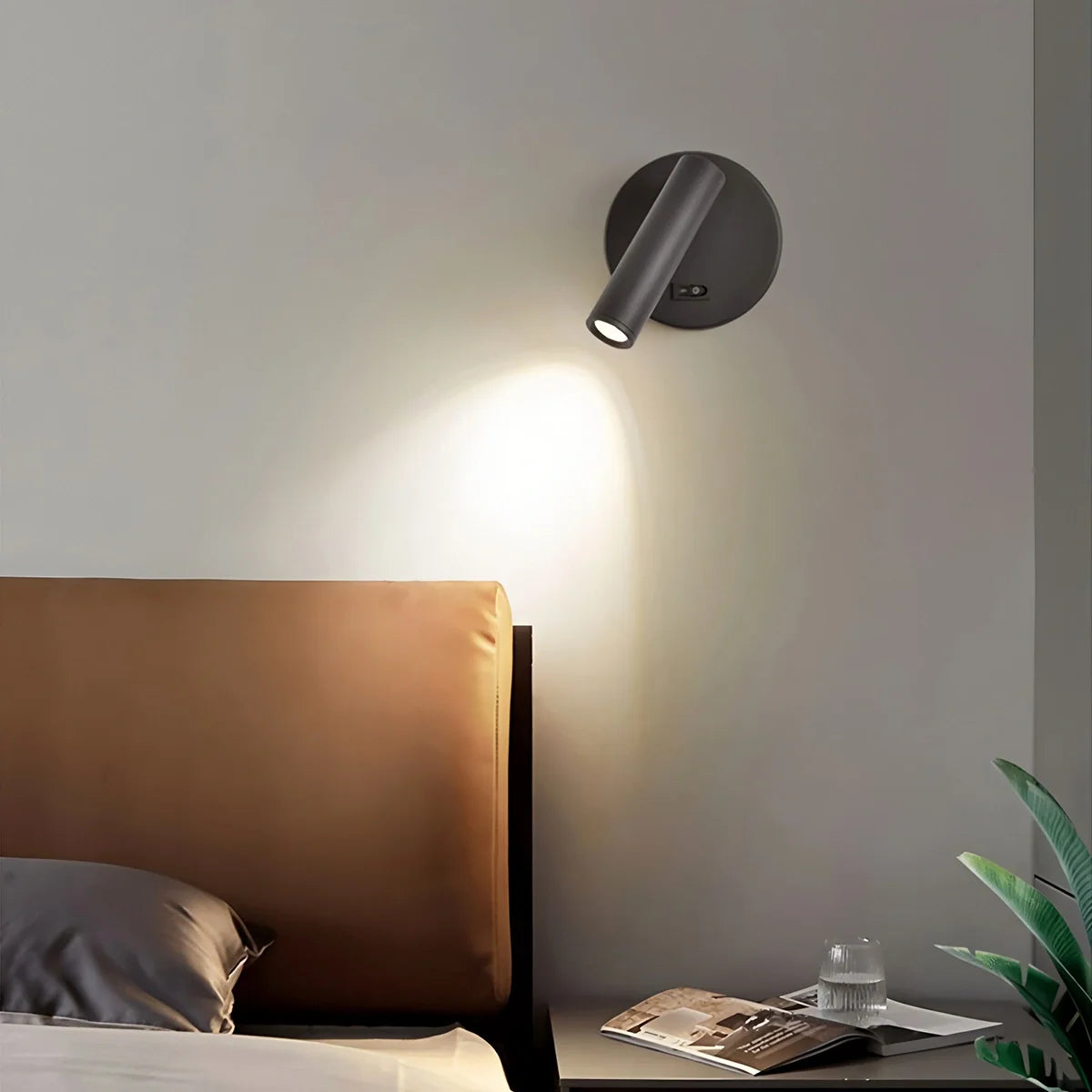 Feyran Nordic Minimalist Bedroom Sconce & Spotlight