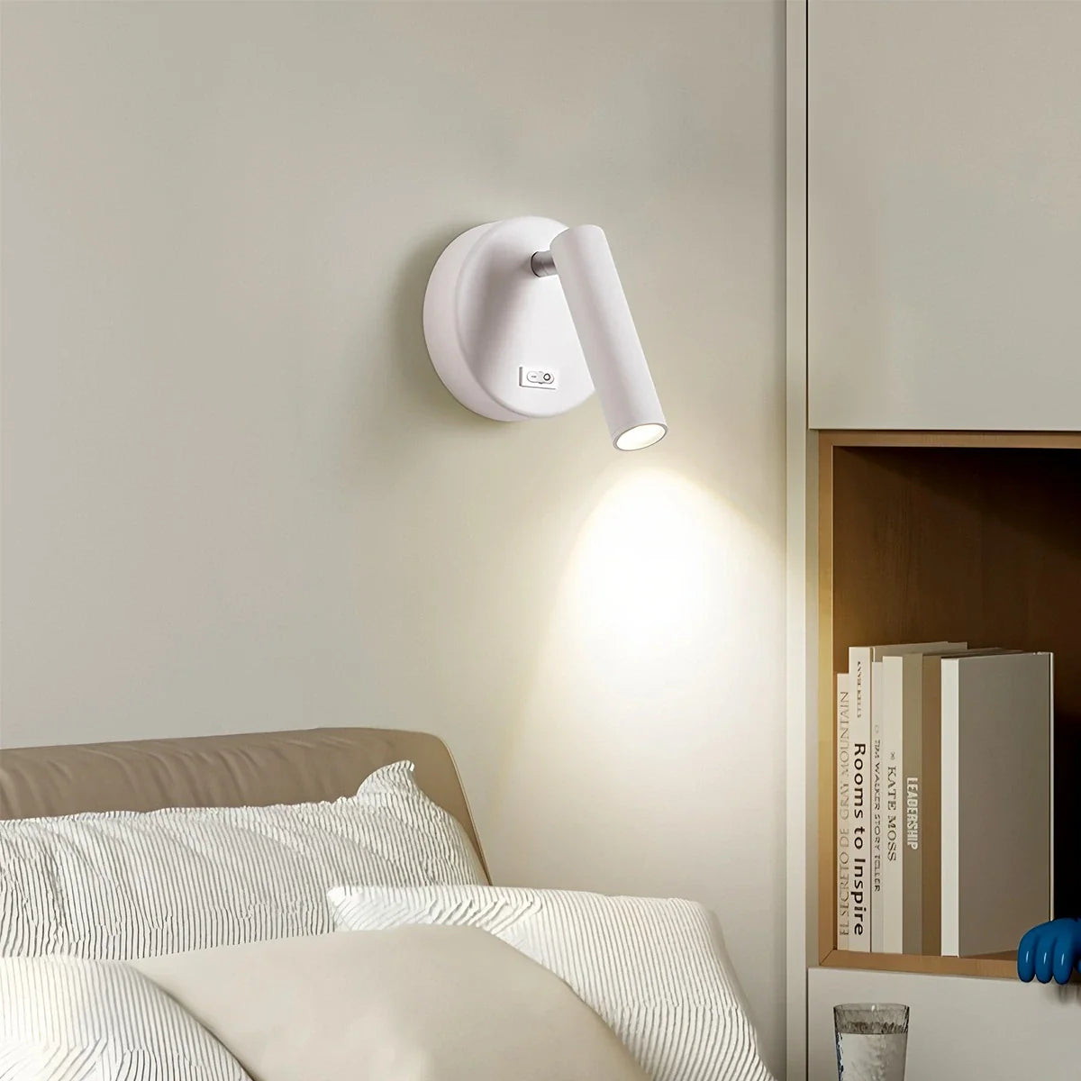 Feyran Nordic Minimalist Bedroom Sconce & Spotlight