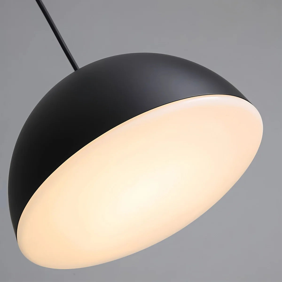 Feyran Nordic Minimalist Black Semi-Circular Pendant Light