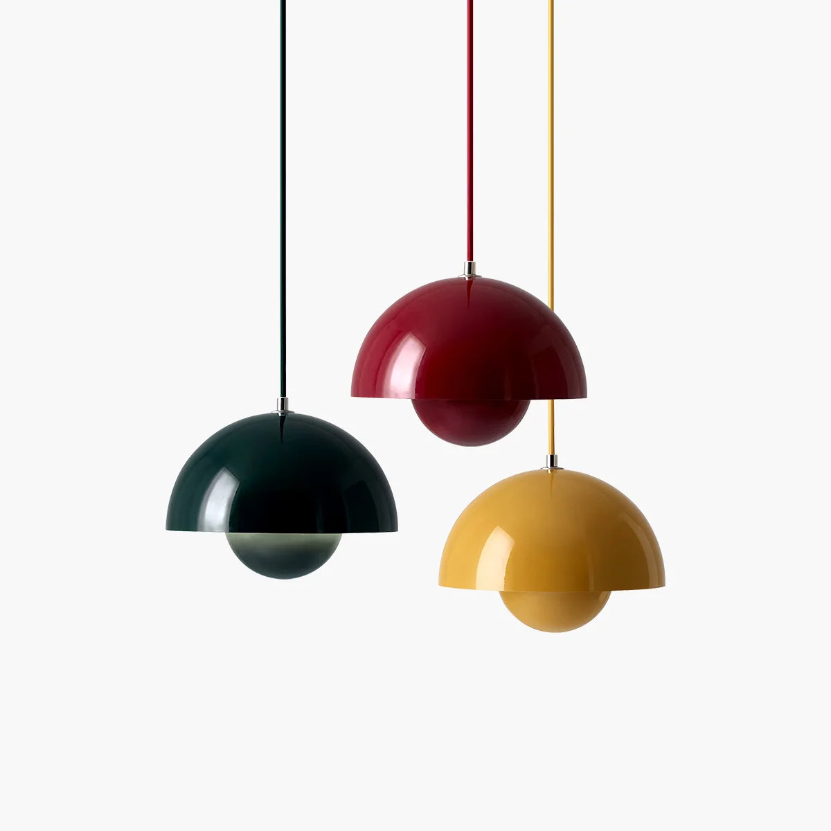 Feyran Nordic Colorful Flower Bud Pendant Light