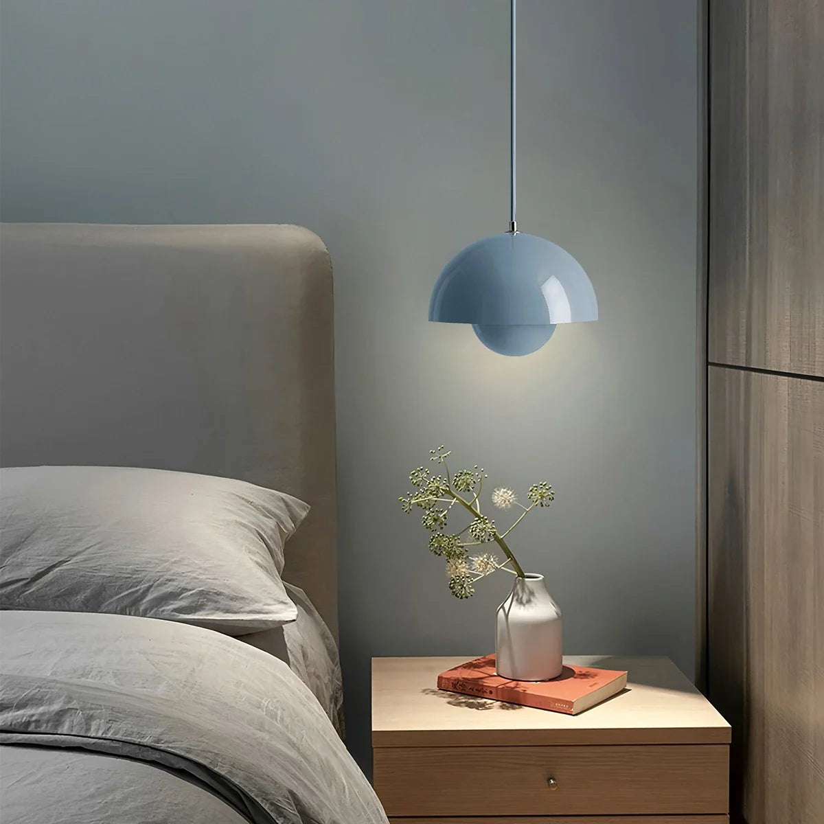 Feyran Nordic Colorful Flower Bud Pendant Light