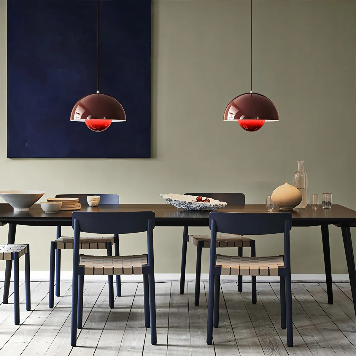 Feyran Nordic Colorful Flower Bud Pendant Light