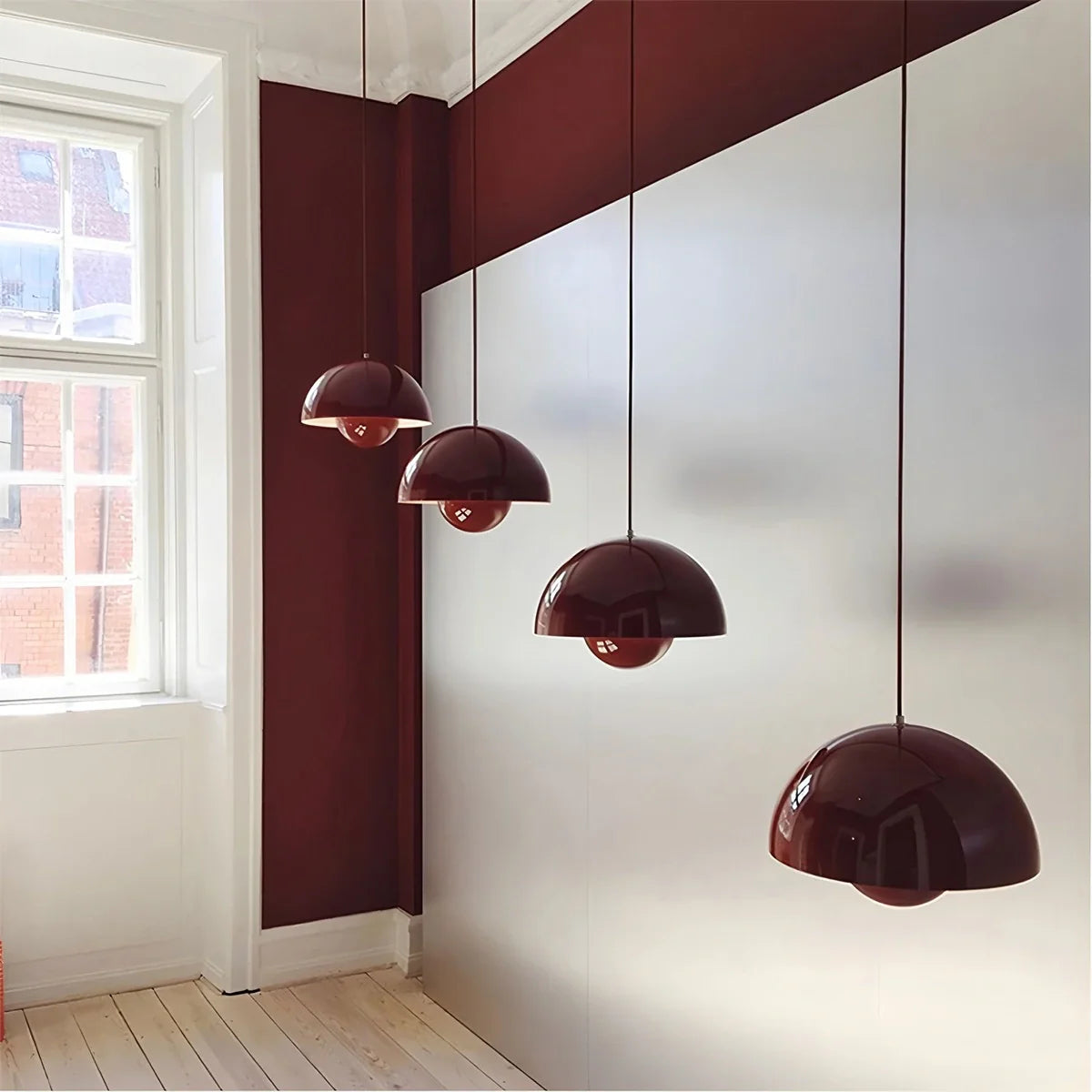 Feyran Nordic Colorful Flower Bud Pendant Light