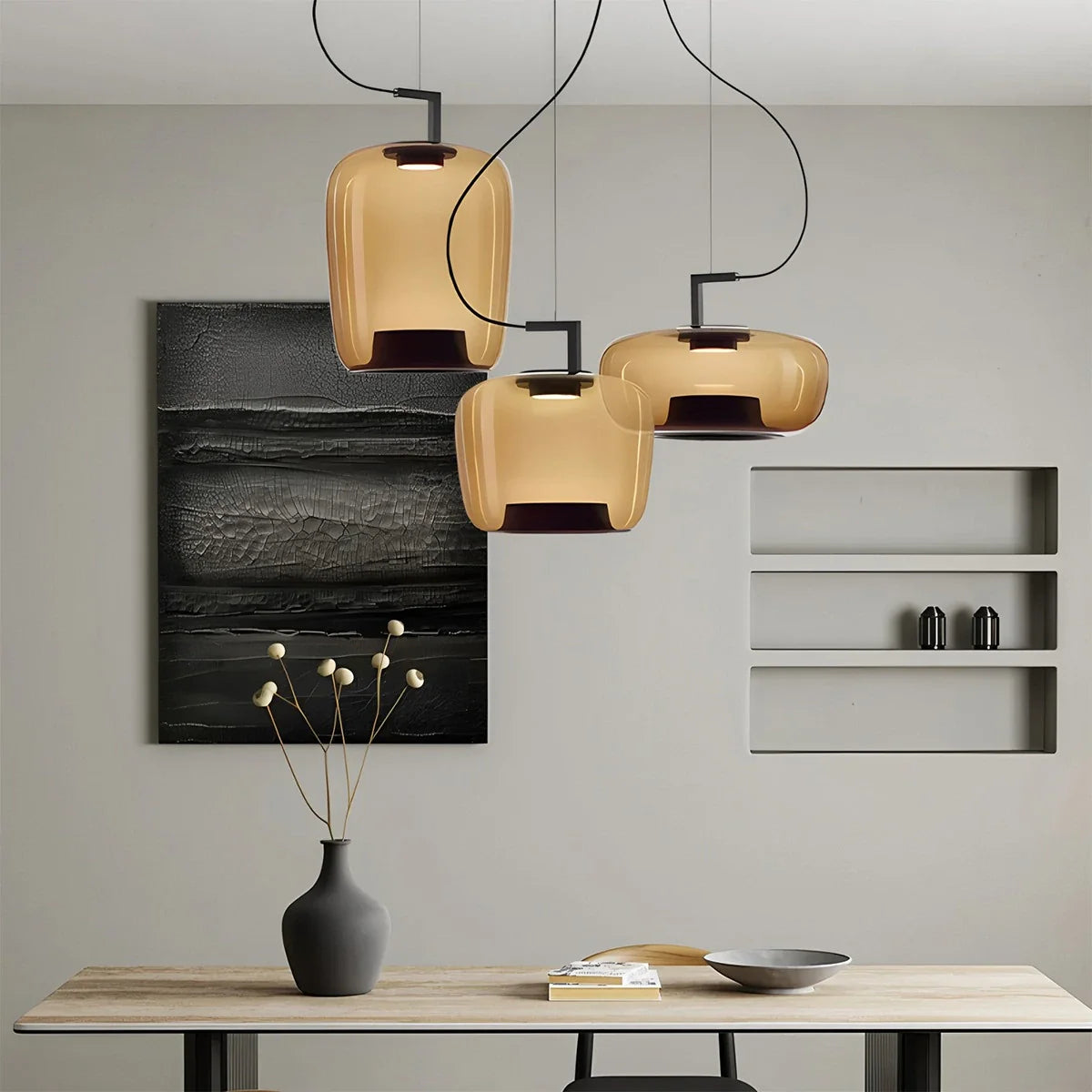 Feyran Nordic Minimalist Glass Pendant Light