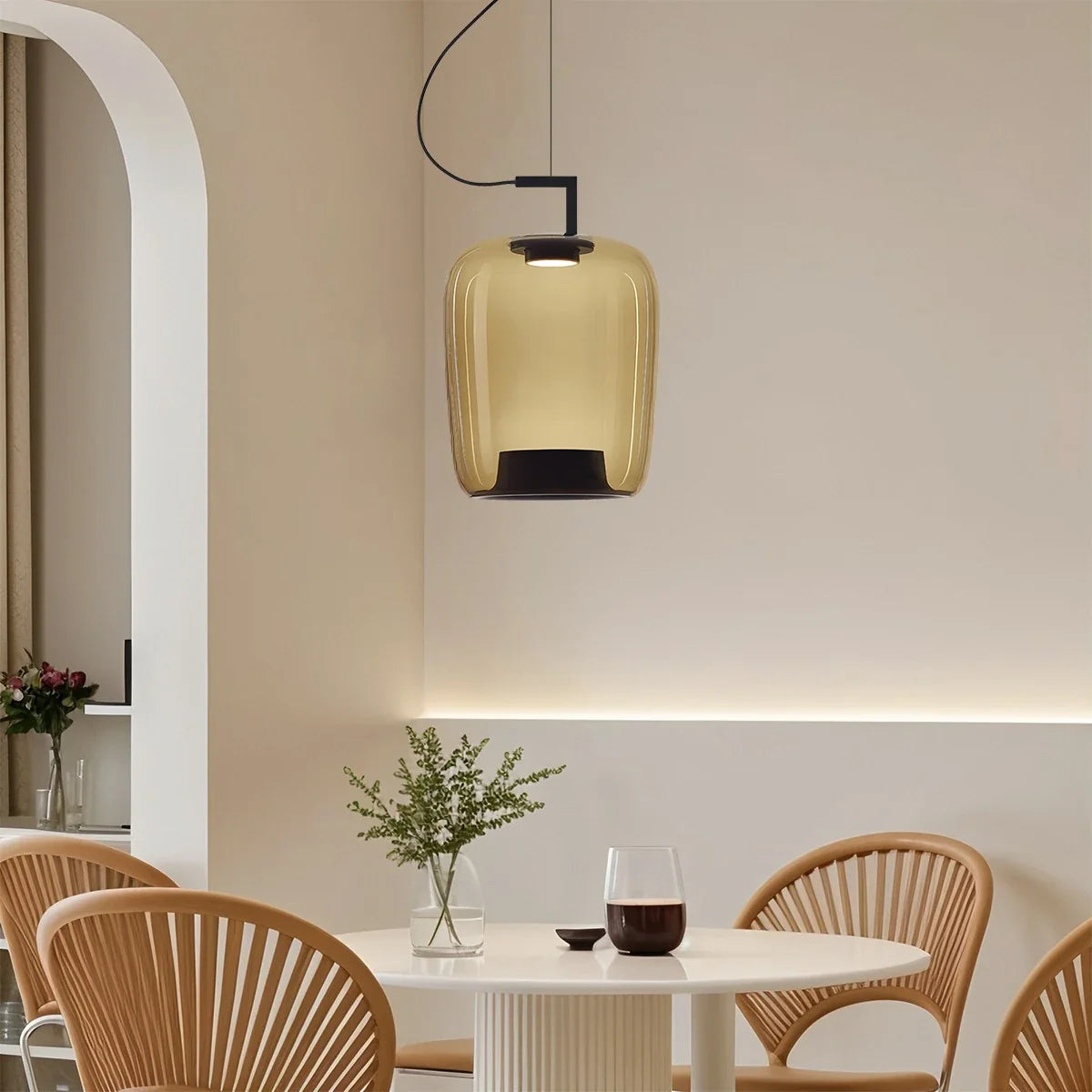 Feyran Nordic Minimalist Glass Pendant Light