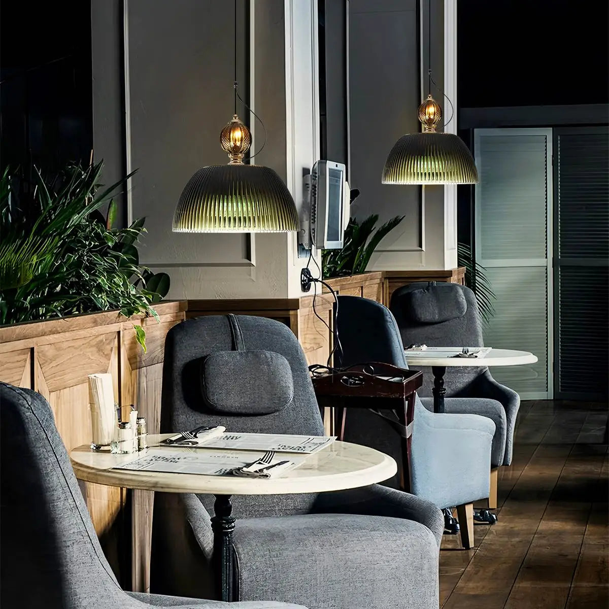 Feyran Nordic Retro Glass Pendant Light for Dining Room