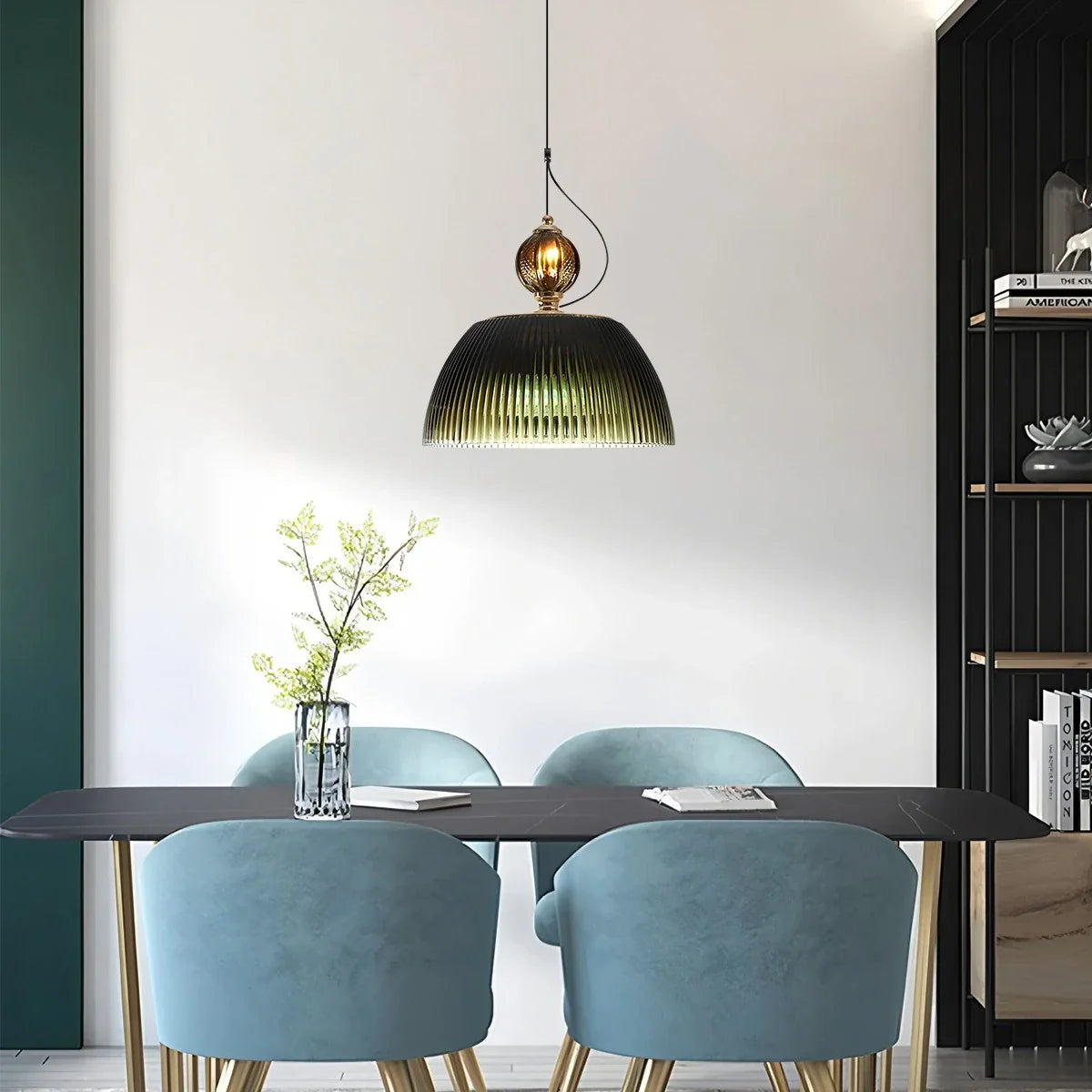 Feyran Nordic Retro Glass Pendant Light for Dining Room