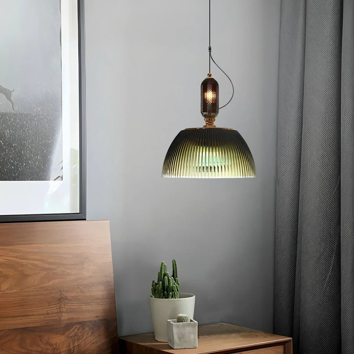 Feyran Nordic Retro Glass Pendant Light for Dining Room