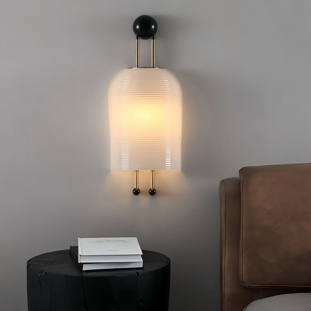Feyran Nordic Simple Glass Wall Lamp