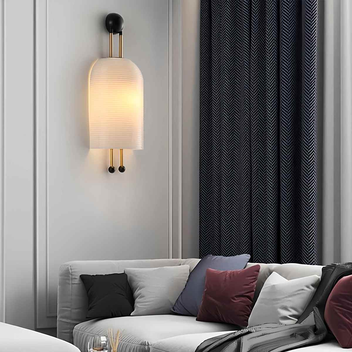 Feyran Nordic Simple Glass Wall Lamp