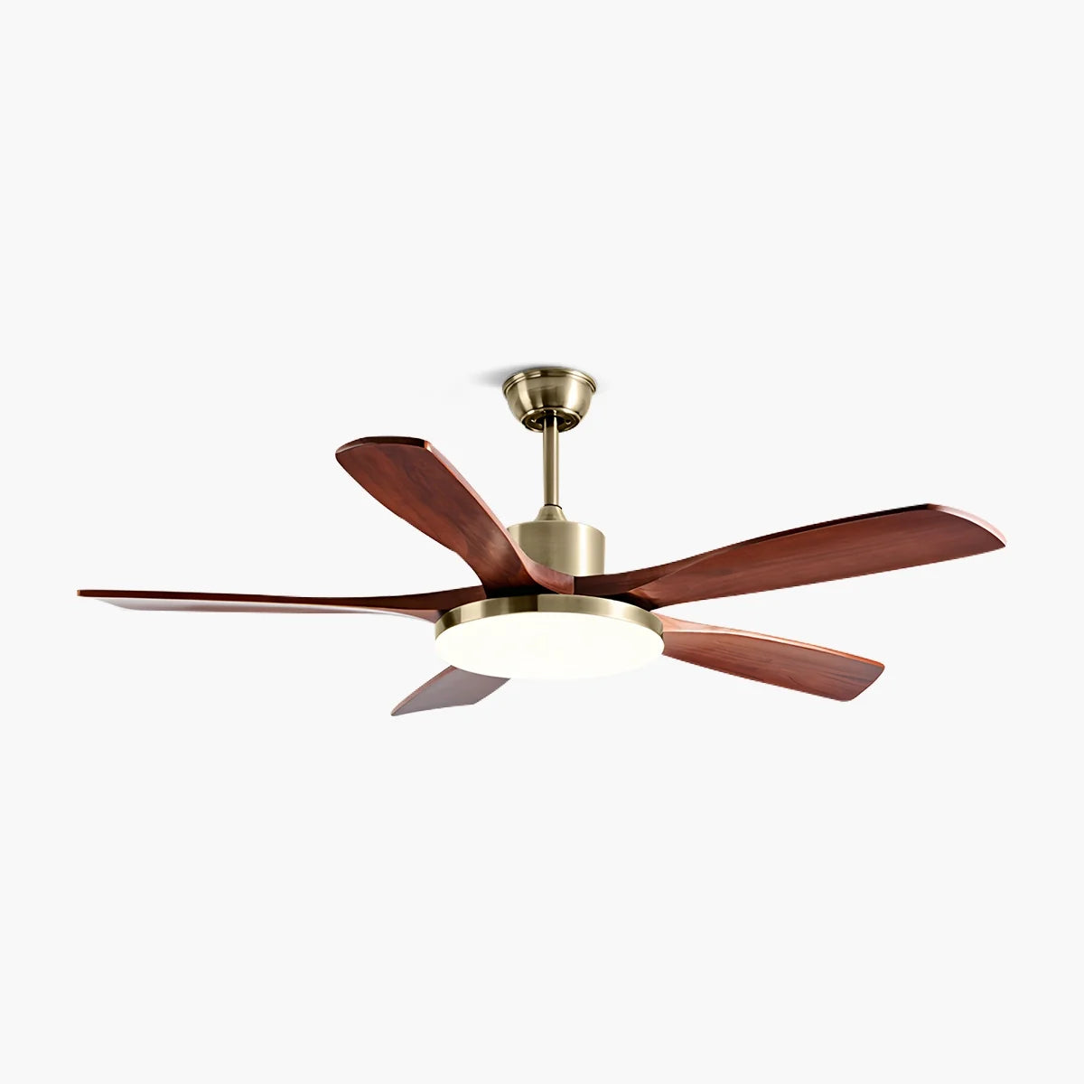 Feyran Solid Wood Ceiling Fan Light for Living Room