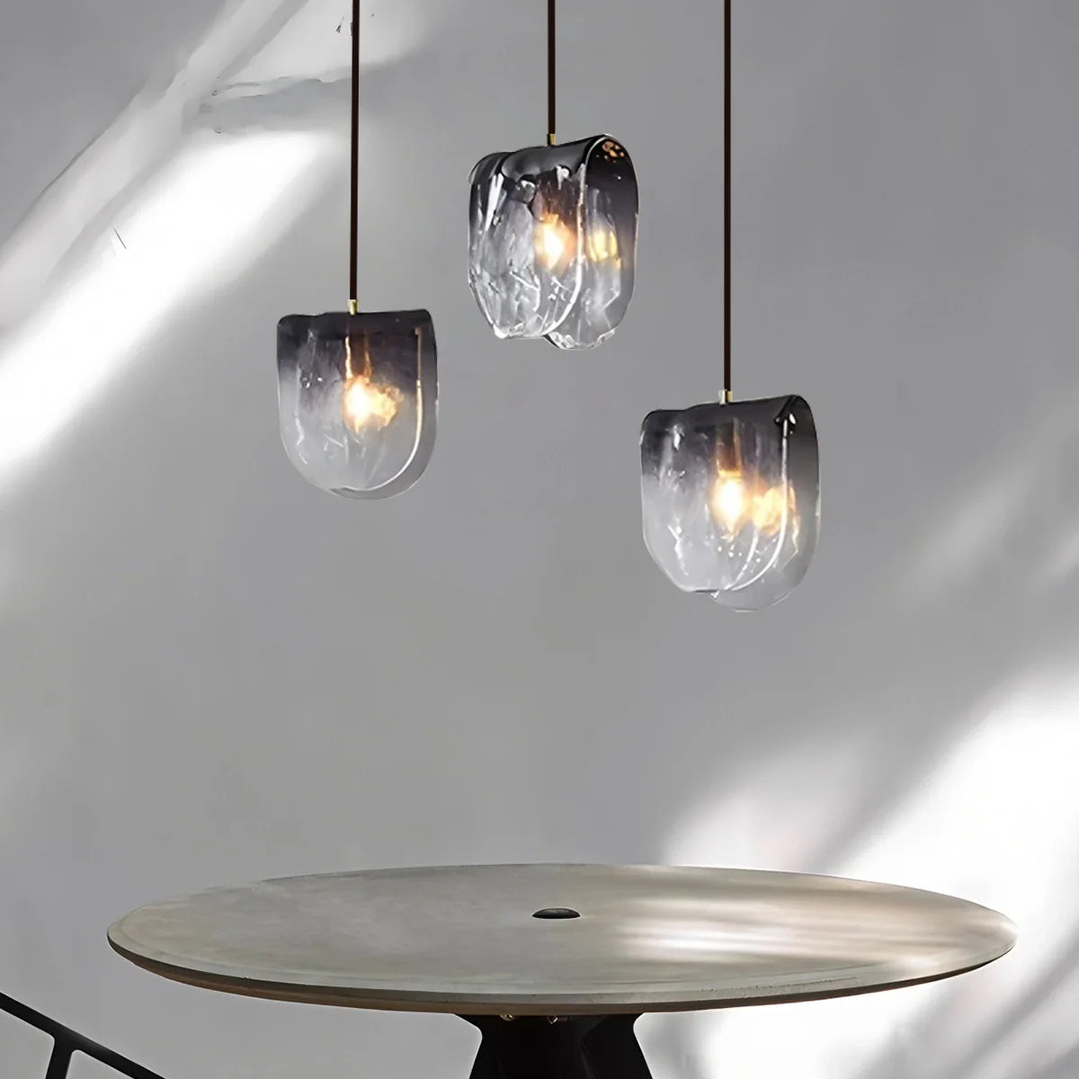 Feyran Modern Gradient Glass Pendant Light for Bedside