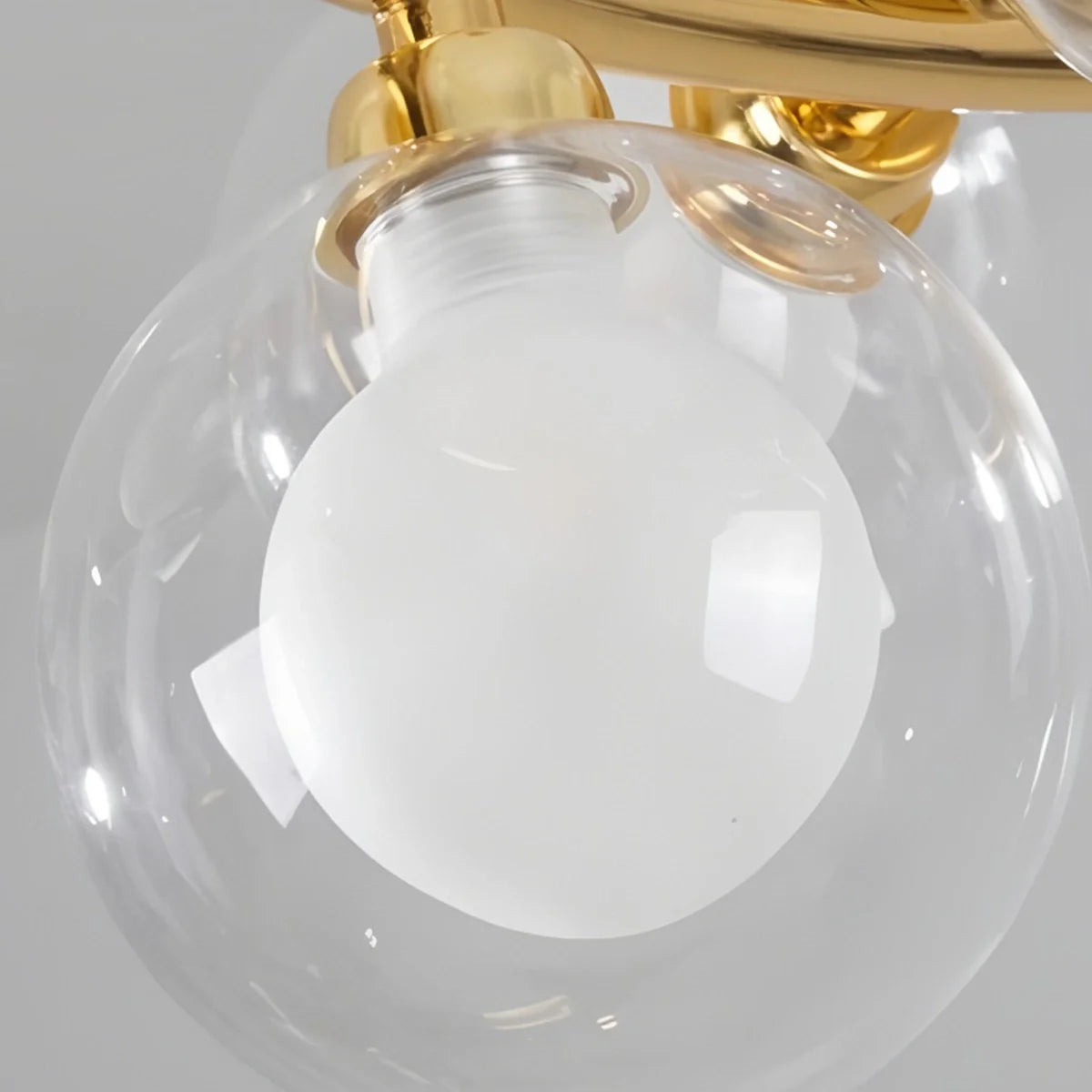 Feyran Nur Bubble Glass Chandelier for Living Room