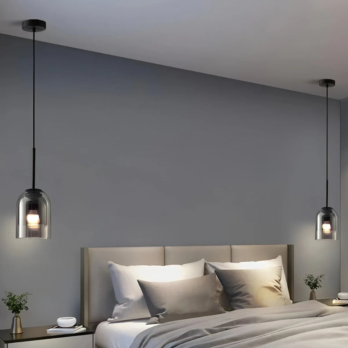 Feyran Otzara Double Glass Pendant Light for Dining Area