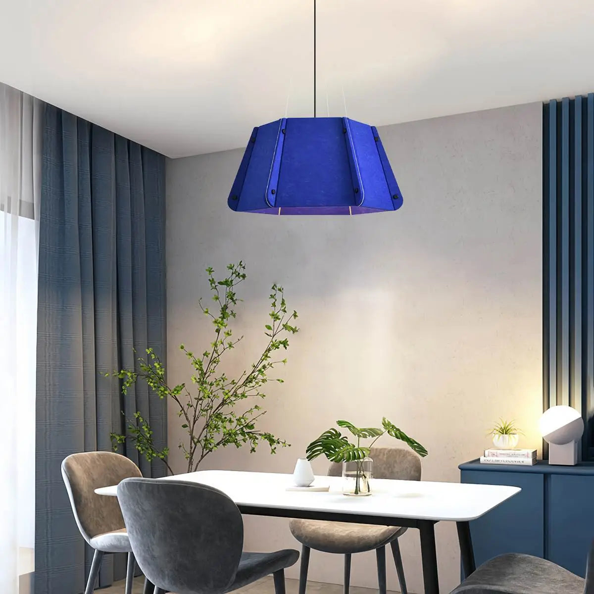 Feyran Outward Turning Circular Cone Acoustic Pendant Light