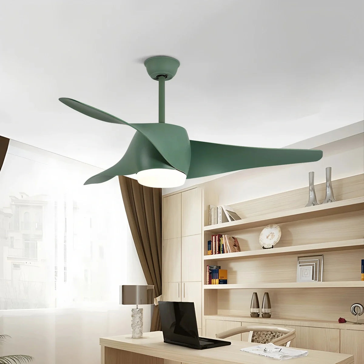 Feyran Propeller Ceiling Fan Lamp for Dining Room