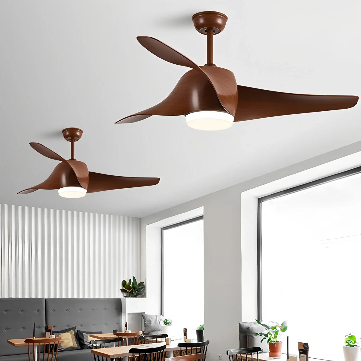 Feyran Propeller Ceiling Fan Lamp for Dining Room