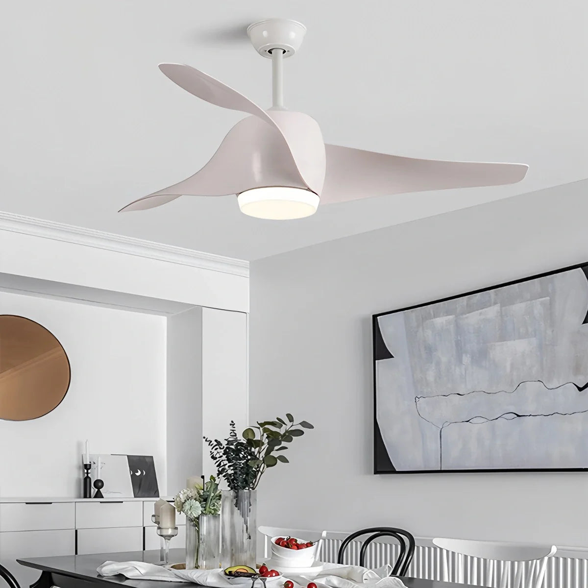 Feyran Propeller Ceiling Fan Lamp for Dining Room