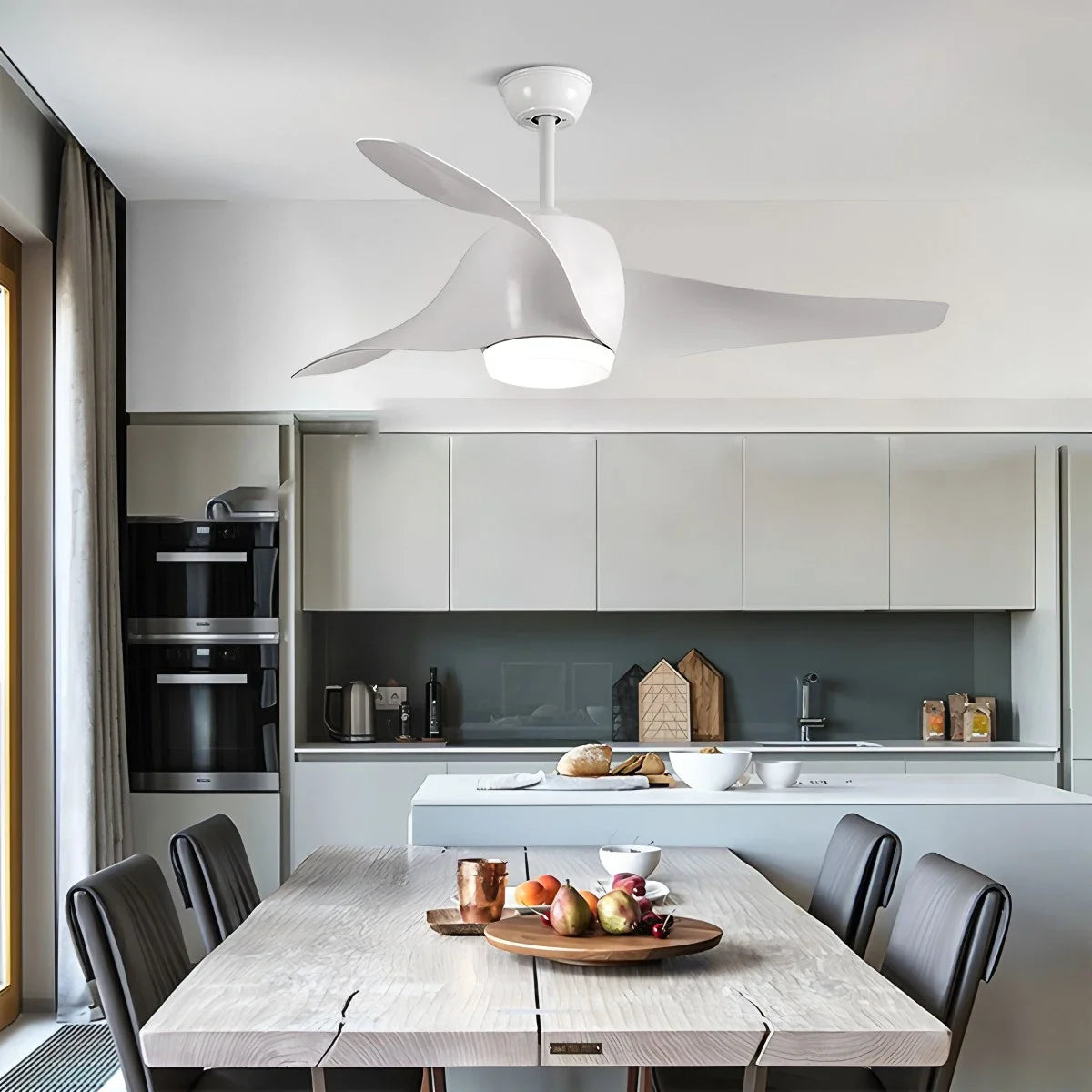 Feyran Propeller Ceiling Fan Lamp for Dining Room