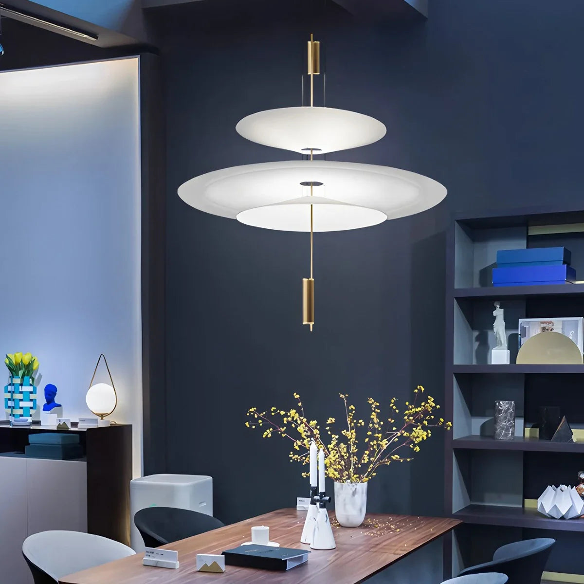 Feyran Layered Disc Pendant Light for Dining Room
