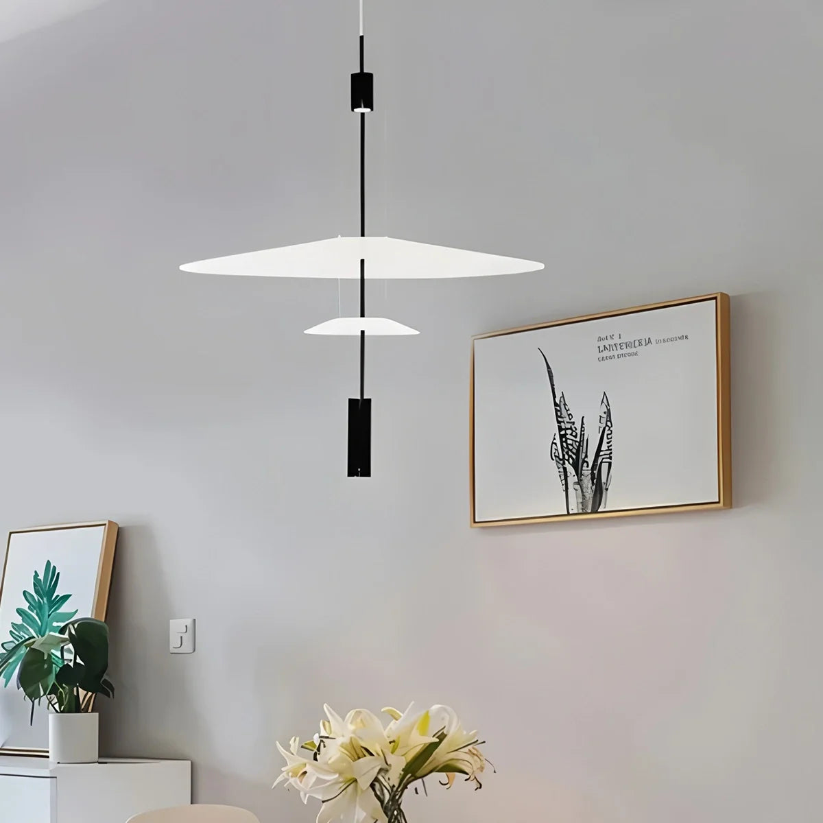 Feyran Layered Disc Pendant Light for Dining Room