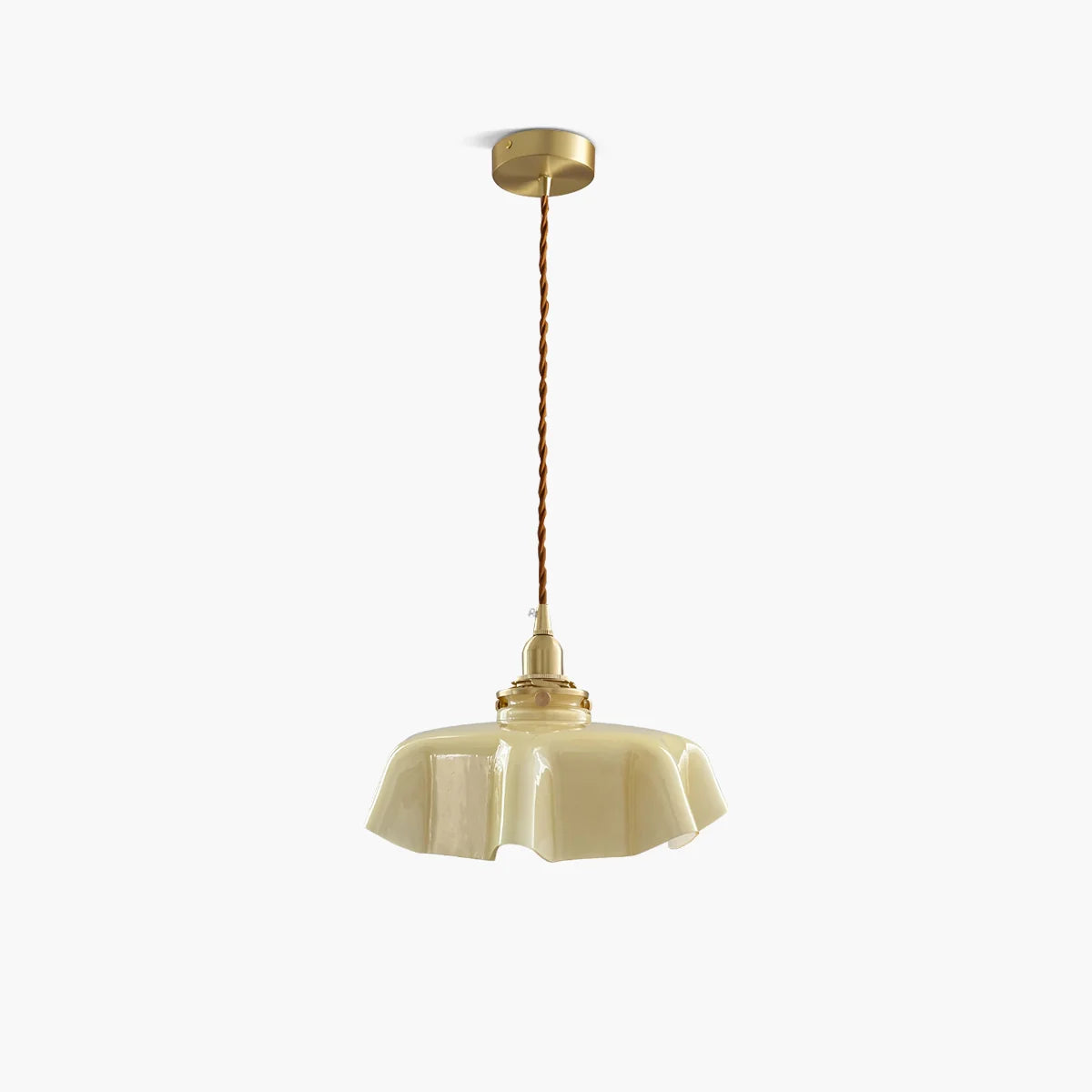 Feyran Retro Coloured Glass Pendant Light for Kitchen