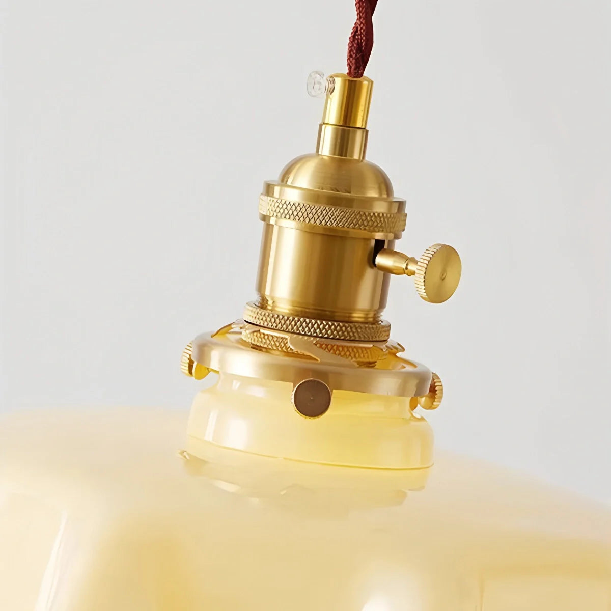 Feyran Retro Coloured Glass Pendant Light for Kitchen