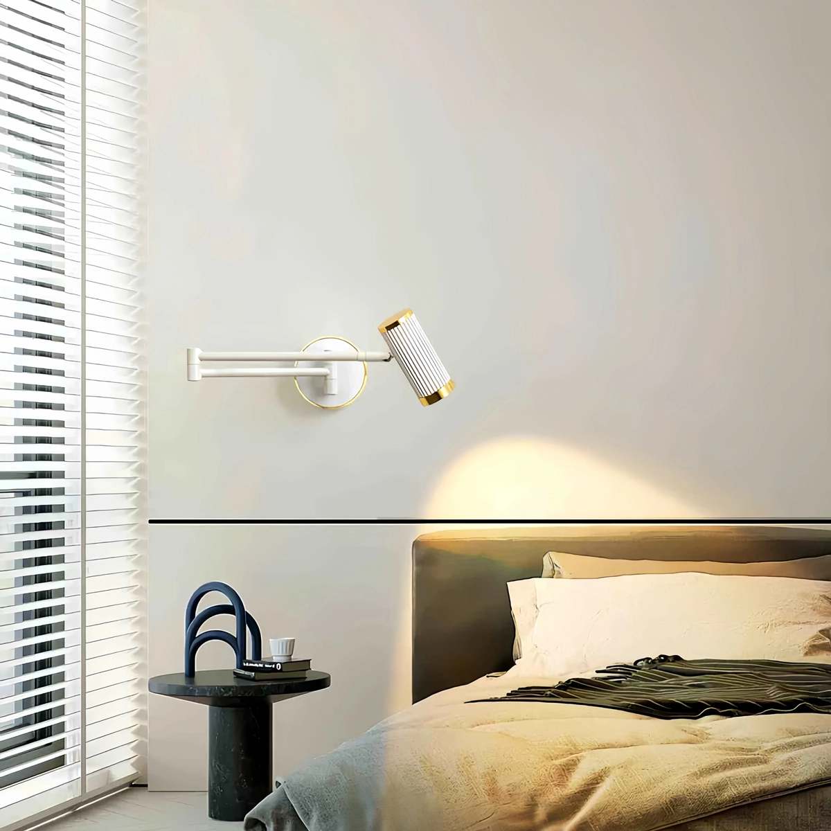Feyran Roman Column Wall Sconce for Bedroom