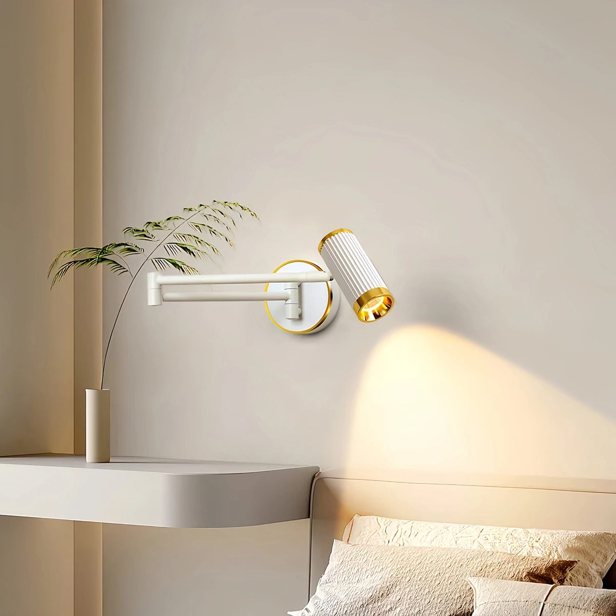 Feyran Roman Column Wall Sconce for Bedroom