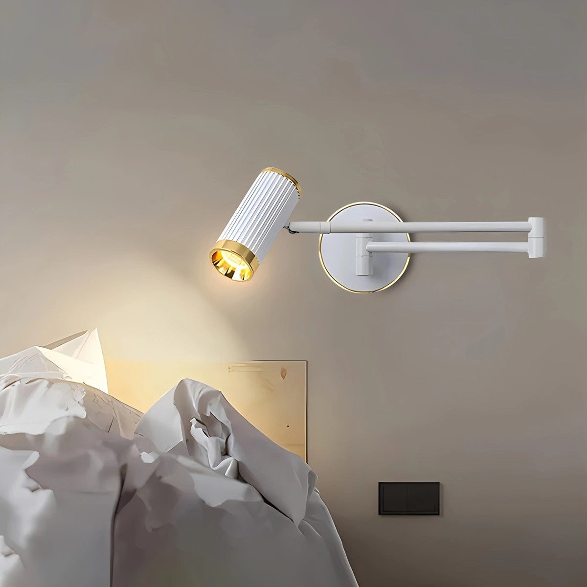 Feyran Roman Column Wall Sconce for Bedroom