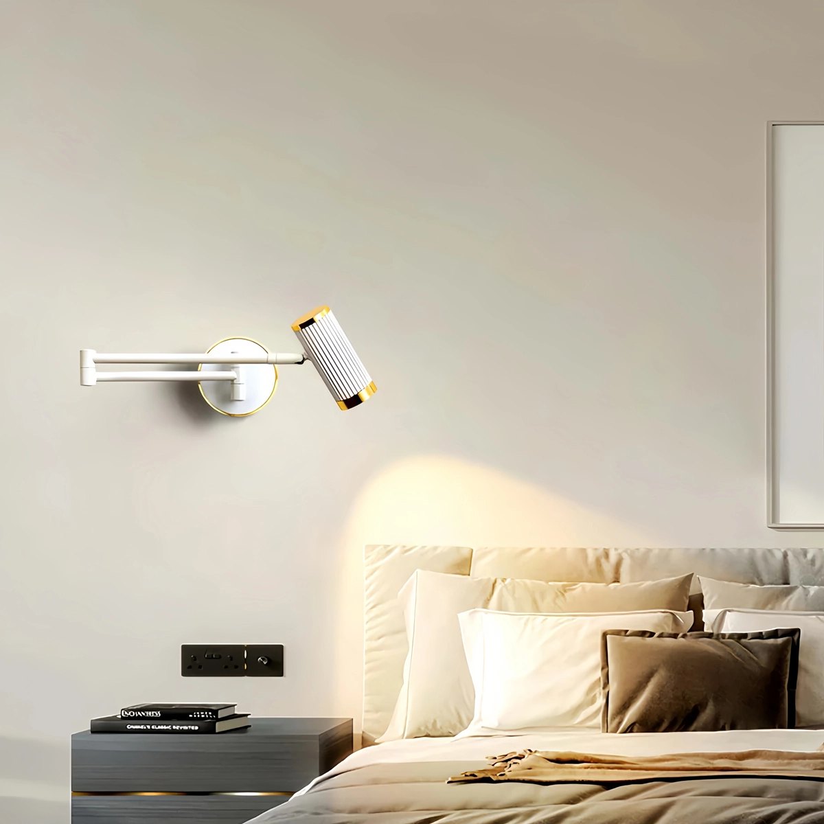 Feyran Roman Column Wall Sconce for Bedroom