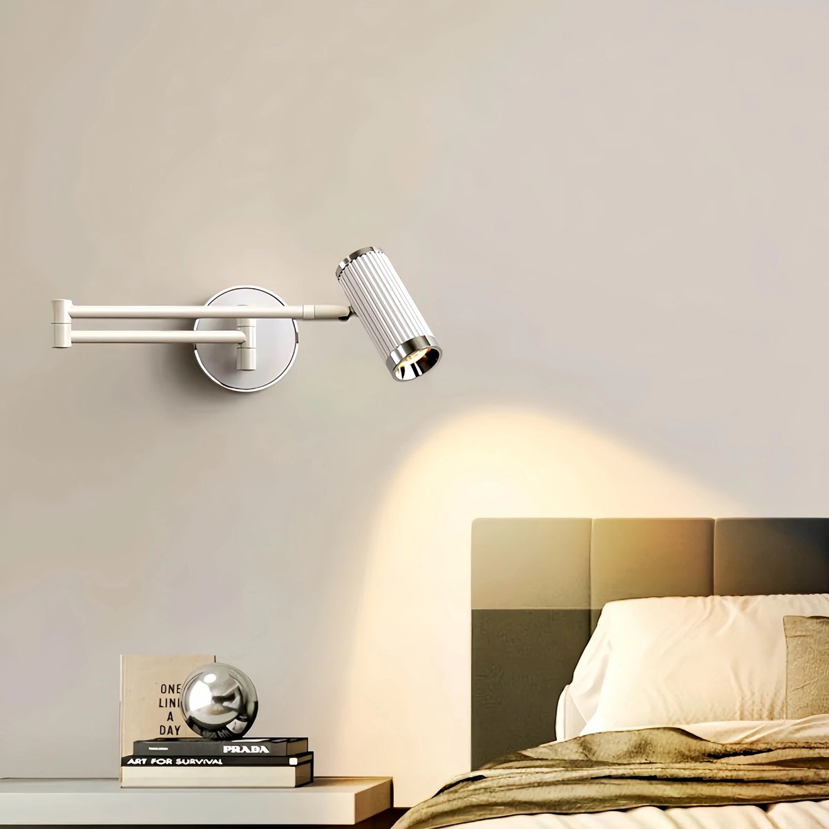 Feyran Roman Column Wall Sconce for Bedroom
