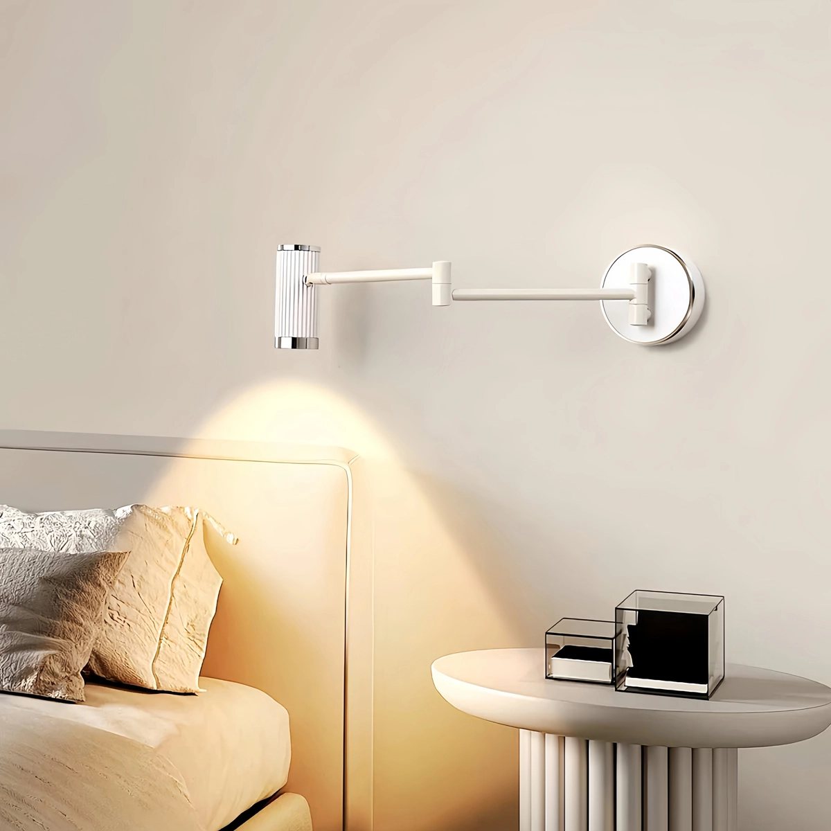 Feyran Roman Column Wall Sconce for Bedroom