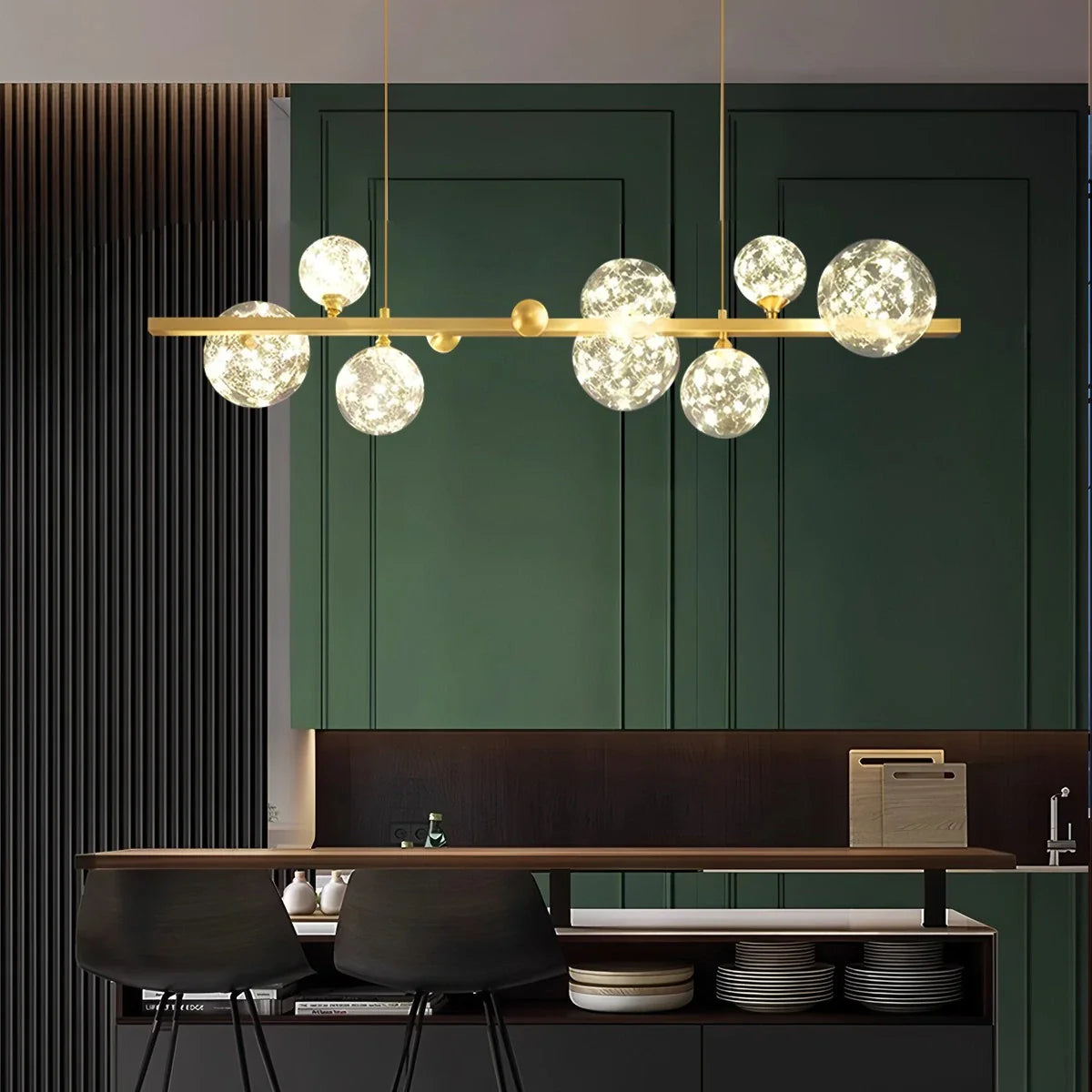 Feyran Robina Bubble Glass Chandelier for Living Room