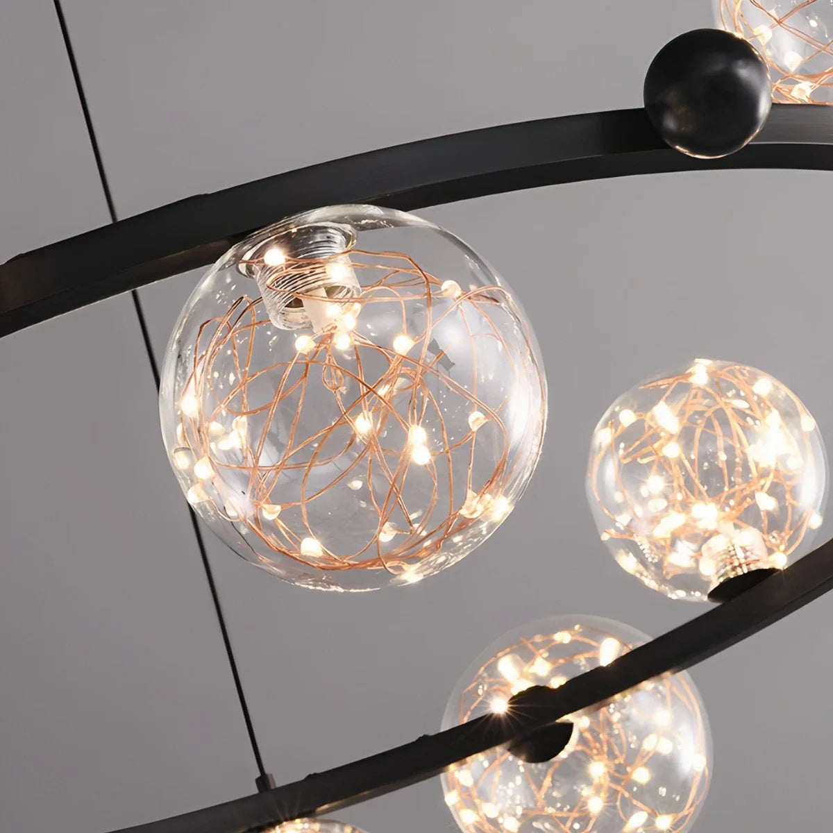 Feyran Robina Bubble Glass Chandelier for Living Room