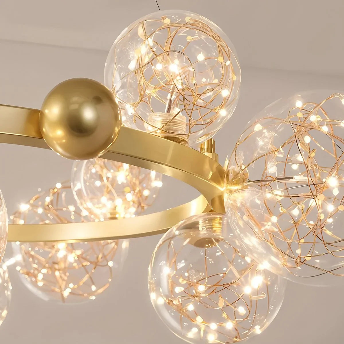 Feyran Robina Bubble Glass Chandelier for Living Room