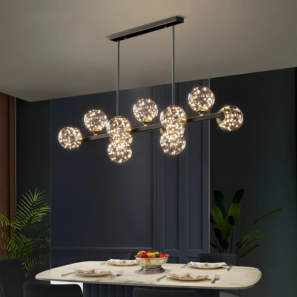 Feyran Robina Bubble Glass Chandelier for Living Room