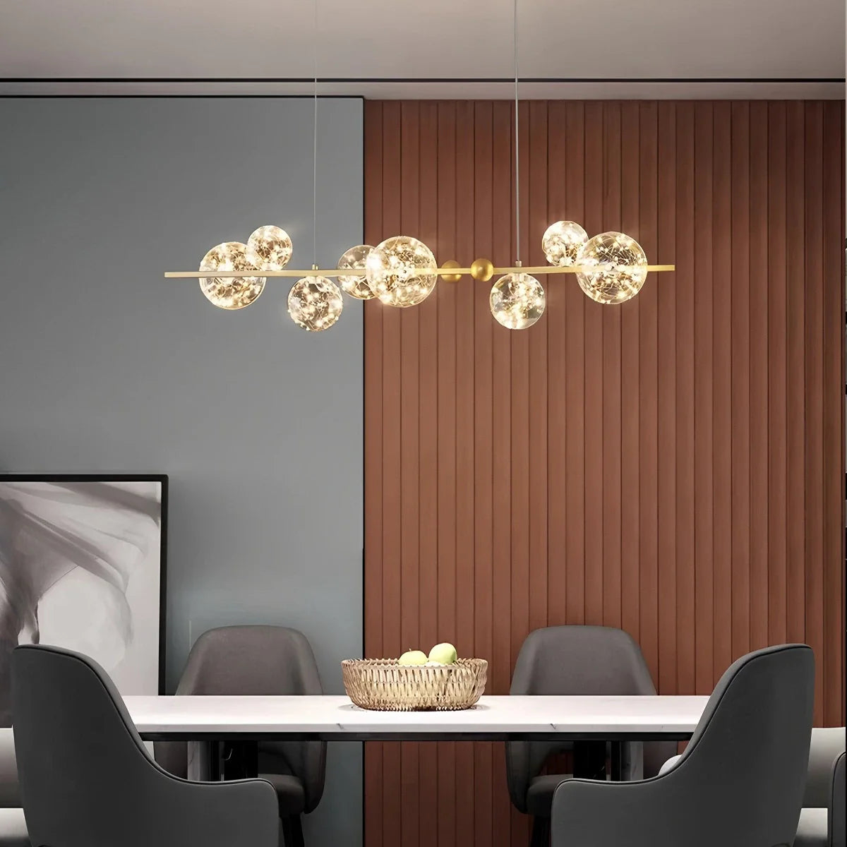 Feyran Robina Bubble Glass Chandelier for Living Room