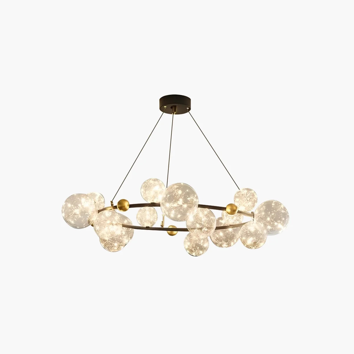 Feyran Robina Bubble Glass Chandelier for Living Room