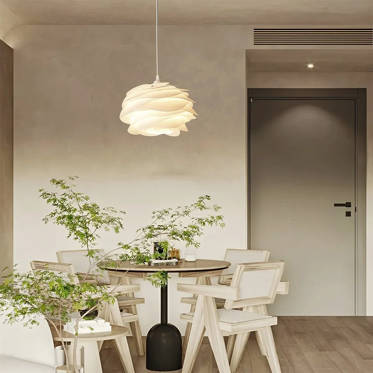 Feyran Rose Floral Pendant Light for Bedroom