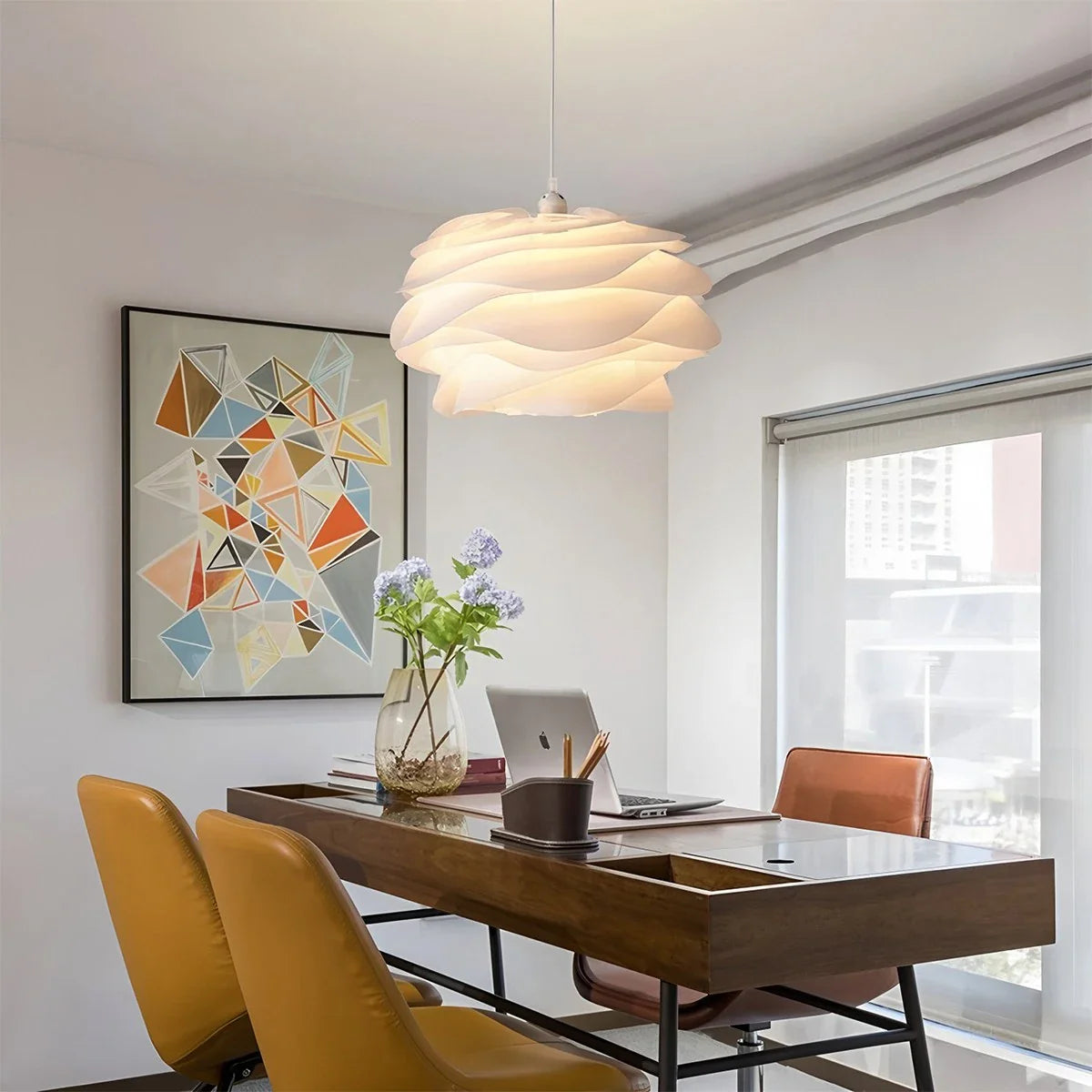 Feyran Rose Floral Pendant Light for Bedroom