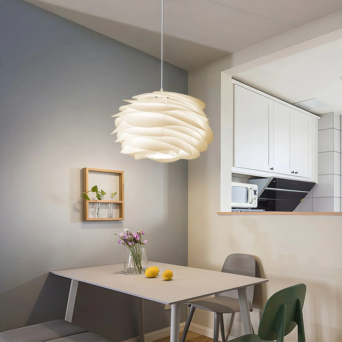 Feyran Rose Floral Pendant Light for Bedroom